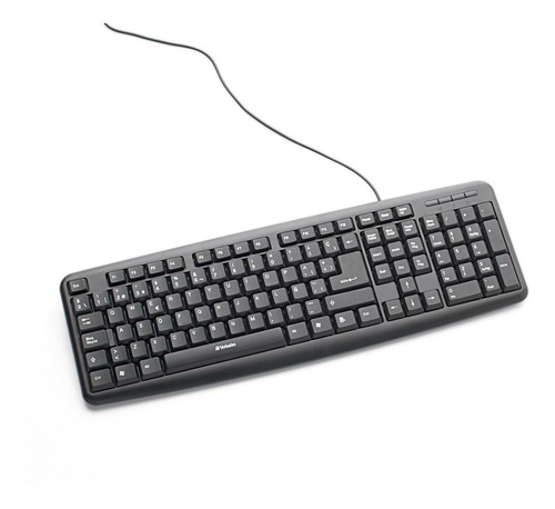 Imagen 1 de 3 de Teclado Usb Verbatim Alambrico Para Windows O Mac / 98121