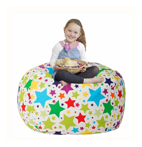 Stuffed Animal Storage Bean Bag Chair Star, Extra Large 38  