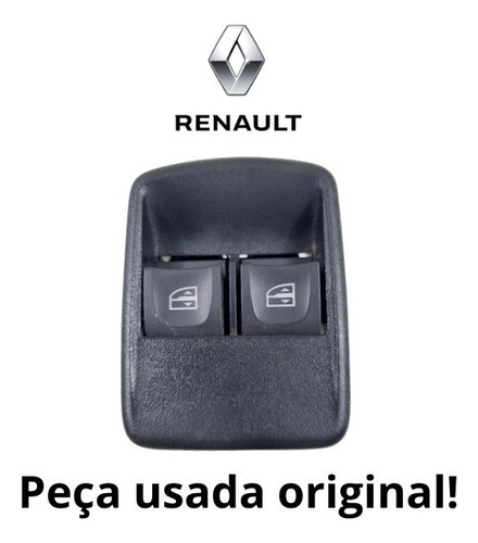 Botão Do Vidro Duplo Renault Logan 2015/2020