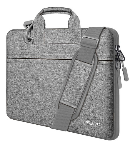 Bolso Protector Para Notebook Hseok, Tonos Grisáceos, 14''