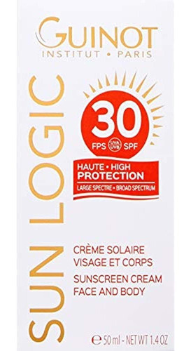 Guinot Sun Logic Spf 30 Crema De Proteccion Facial Y Corpor