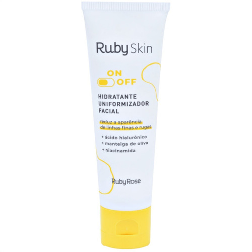 Imagem 2 de 10 de Hidratante Uniformizador Facial Ruby Skin On + Off Ruby Rose