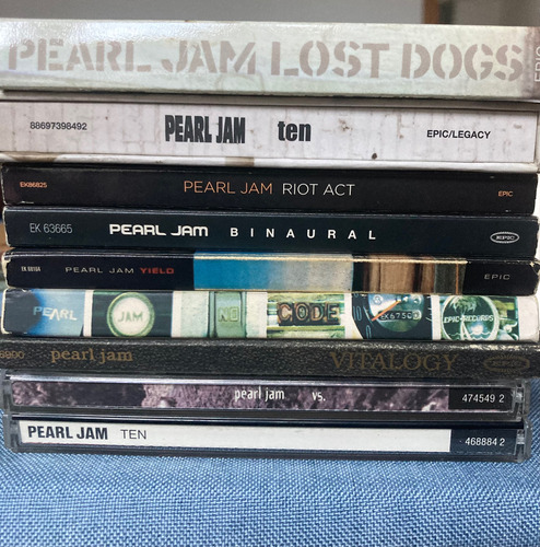 Colección Pearl Jam (estudio, Rarezas, Singles)