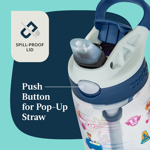 Termo Infantil Contigo 2 Pzs De Paw Patron 0.4l -azul