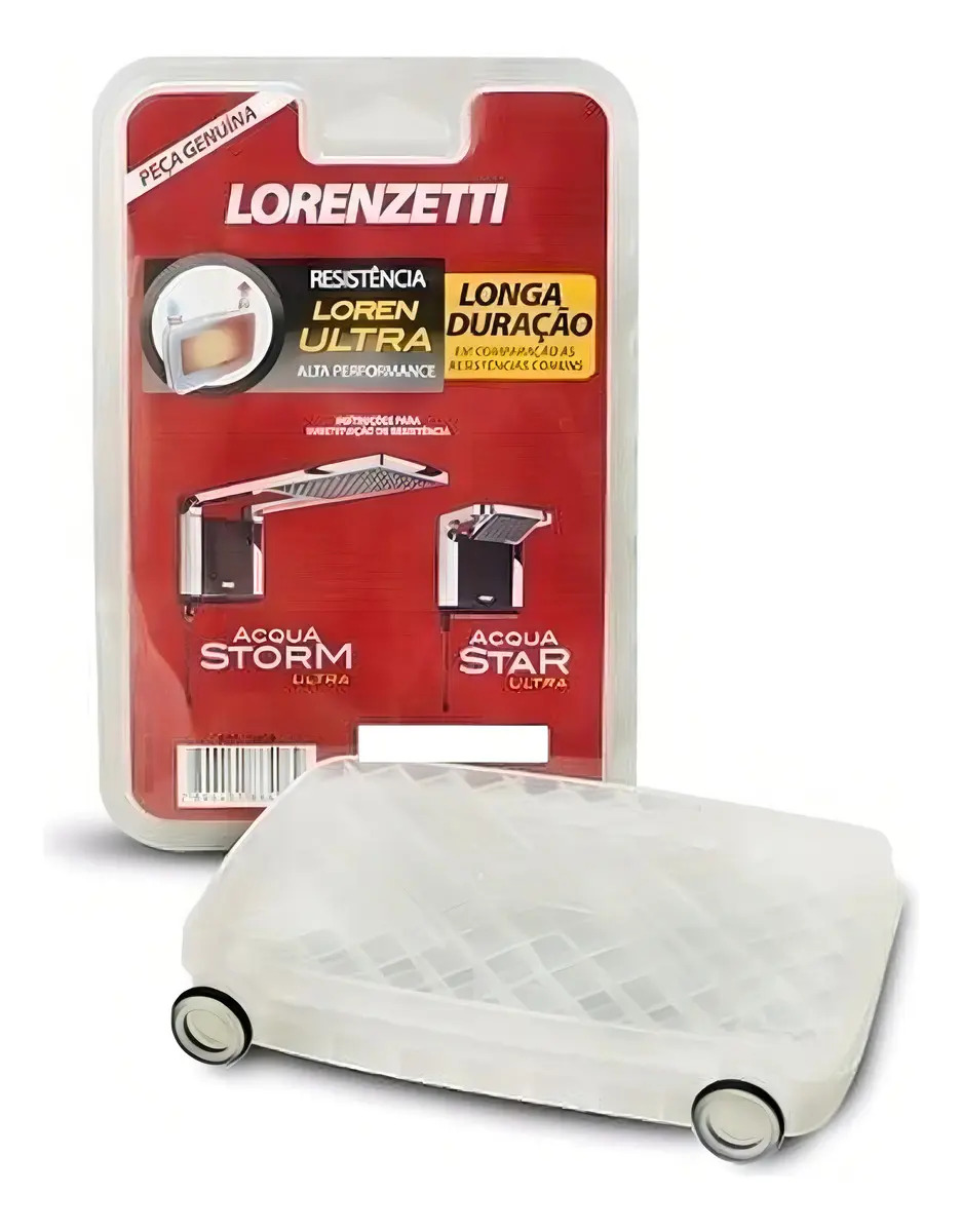 Resistência Chuveiro Lorenzetti Acqua Ultra 220v 7800w Acabamento Fosco Cor Branco