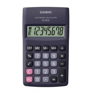 Calculadora Portátil Casio Hl-815l-bk 8 Dígitos De Bolsillo