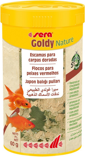 Alimento Peces Hojuela Sera Goldy Nature 250 Ml
