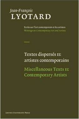 Libro Miscellaneous Texts - Jean-francois Lyotard