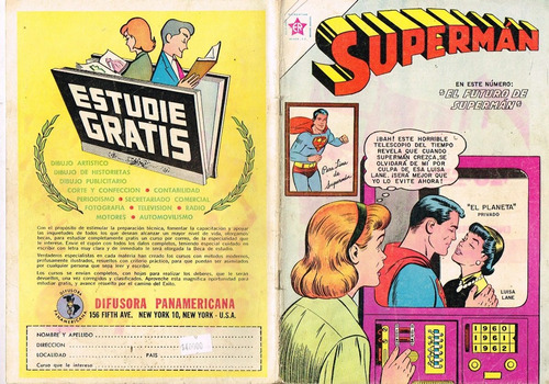 Superman Comic Novaro Original 