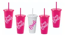 Comprar 9 Vasos Bride Y Team Bride 24 Onzas Despedida De Soltera
