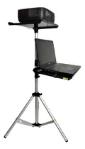 Comprar Estudius T2B Suporte Tripé Projetor E Notebook Com Bandeja Retrátil 1,8m Preto e Cinza