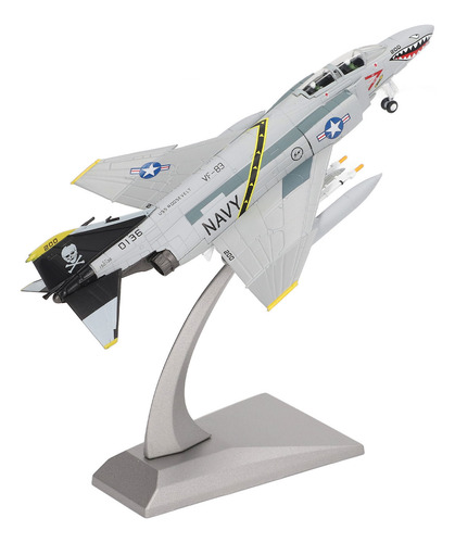 Avión De Combate Modelo De Aleación De Metal A Escala 1:100