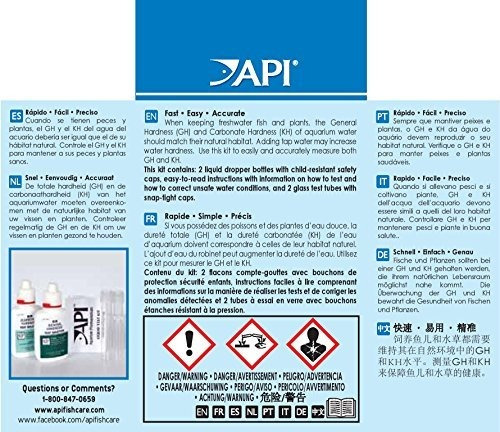 Imagen 2 de 9 de Kit De Prueba Api Gh Y Kh Kit De Prueba De Agua De Acuario D