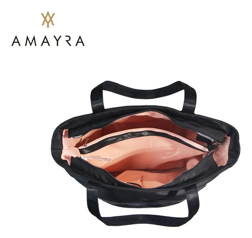 Cartera Mochila Grande Universitaria Con Manijas Amayra Celeste Celeste Plata Celeste