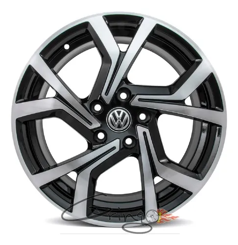 Rodas Vw Golf Gti 40 Anos Fox Aro15 5x100 (jogo) + Bicos R94