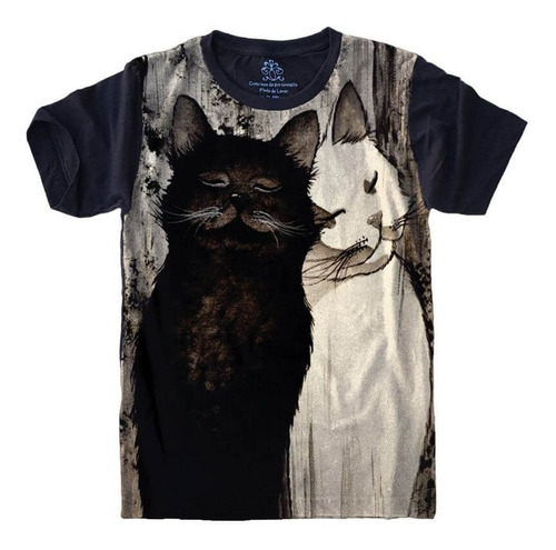 Camiseta Infantil Bebê Gato Cat S-471