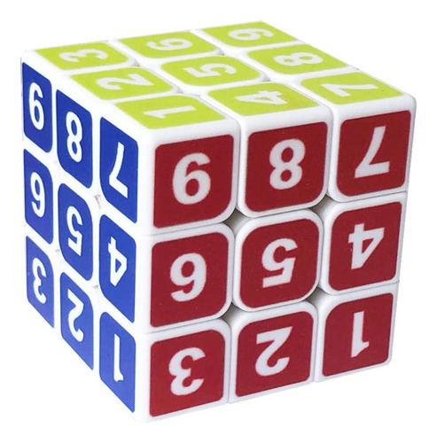 Goodcube Sudoku 3x3 Magic Cube Stickerless 3x3x3 Número Velo