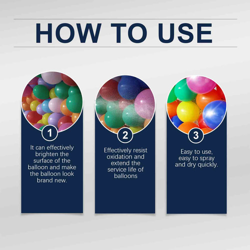 El Aerosol Brillante De O Balloons Mejora El Brillo Y El Efe