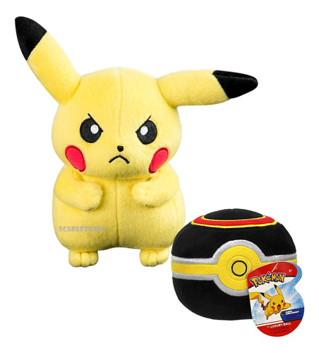 Peluche Pokemon + Pokebola Luxury Ball Plush Orig Scarlet