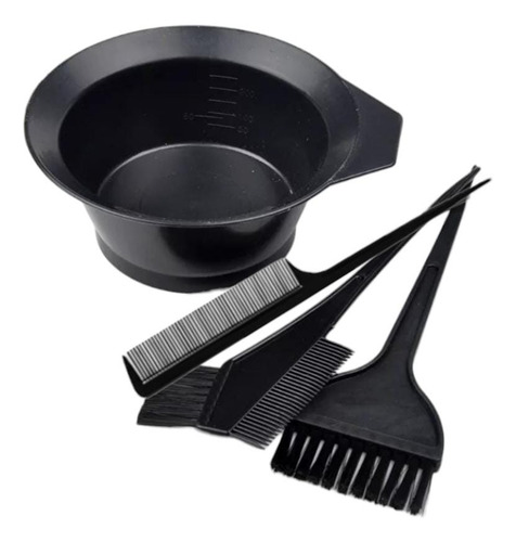 Pocillo + Cepillos Peluquería Tintura Pelo Teñido