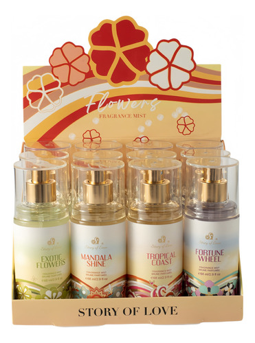 1 Set 4 Piezas 88ml*4  Perfume Mujer Originales En Oferta