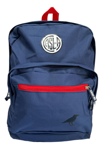 Mochila Escolar Urbana San Lorenzo Almagro Fútbol Argentino Diseño De La Tela Liso