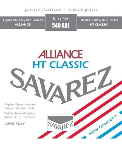 Encordado Guitarra Clásica Savarez 540arj Alliance T.híbrida