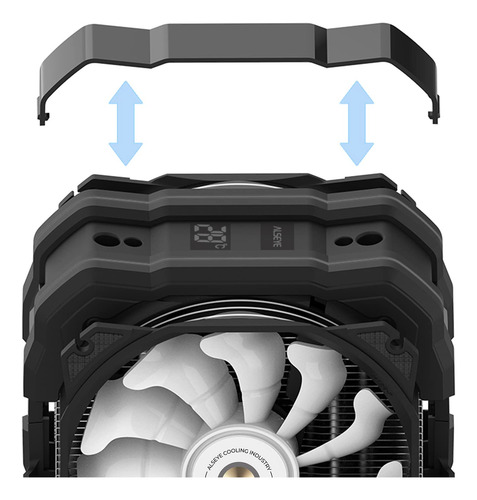 Enfriador De Cpu Alseye M120d Plus , Negro, Argb , 120 Mm