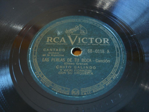 Pasta Chito Galindo Fidanzini Rca Victor C67