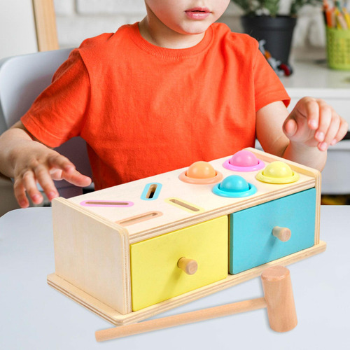Caja De Caída De Bolas Con Cajón, Juguetes,