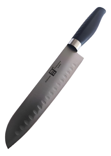 Juego De Cuchillos Santoku Chef Oficio Hachuela Cocina X 4 Negro