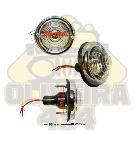 Imagem 4 de 9 de Farol, Pisca, Lanterna Traseira, Aro Interno E Aro Externo