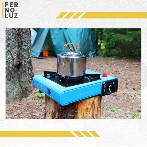 Imagen 6 de 10 de Cocina De Camping Anafe Portatil Con Maletin