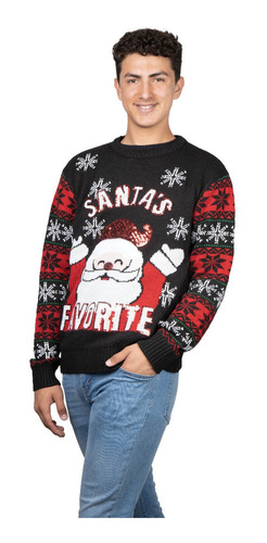 Ugly Navideño Suéter De Hombre Santa Claus Navidad Sweater