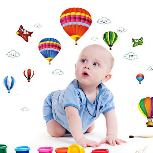 Imagen 2 de 7 de Aeronave De Globo Aerostático Creativo Extraíble Y Nubes Son
