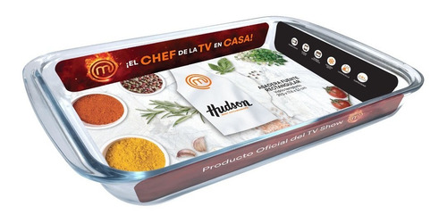 Asaderas Vidrio Templado Hudson Rectangular Para Horno