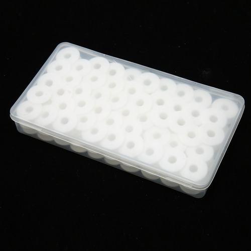 Bobinas De Plástico Para Máquina De Coser, 100 Unidades, Bor