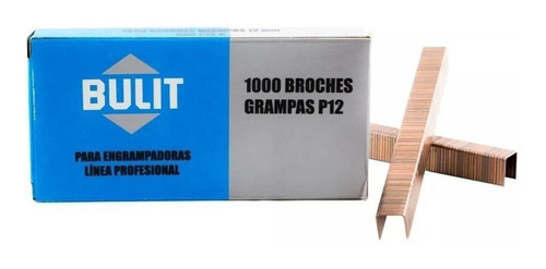 Imagen 2 de 4 de 2 Cajas De Broches Grampas P12 12mm Para Engrampadora X1000u