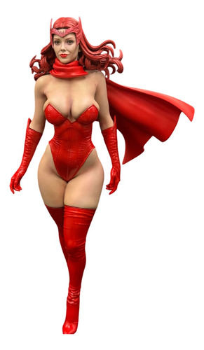 Action Figure Wanda Feiticeira Escarlate Colecionável Resina