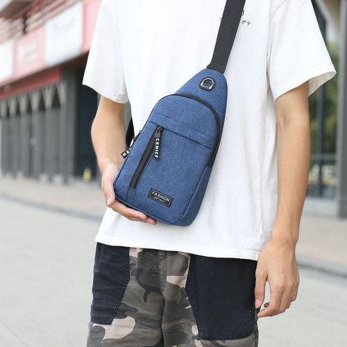 (bk-3) Mochila Bandolera Tipo Bandolera Con Puerto De Carga