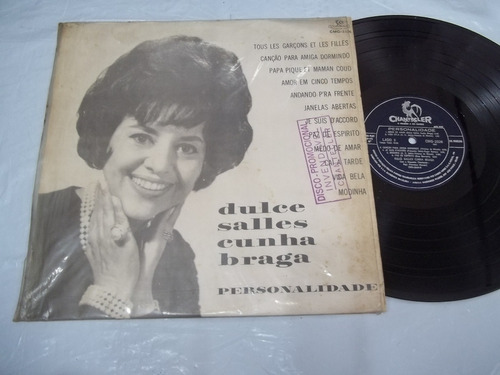 Lp Vinil - Dulce Salles Cunha Braga - Personalidade