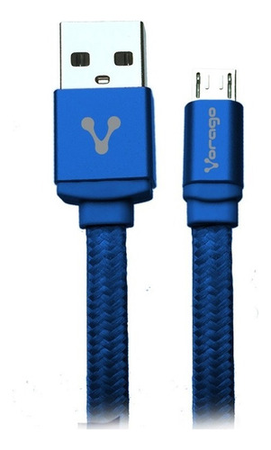 Cable Usb 2.0 Vorago Cab-113_azul Usb A A Micro Usb B 1 M Az