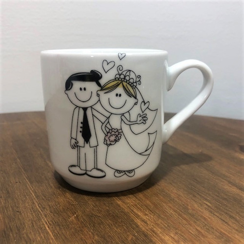 Imagem 3 de 6 de Kit 4 Canecas Padrinho E Madrinha
