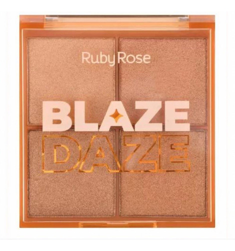Paleta De Iluminador Glow Blaze Daze - Ruby Rose