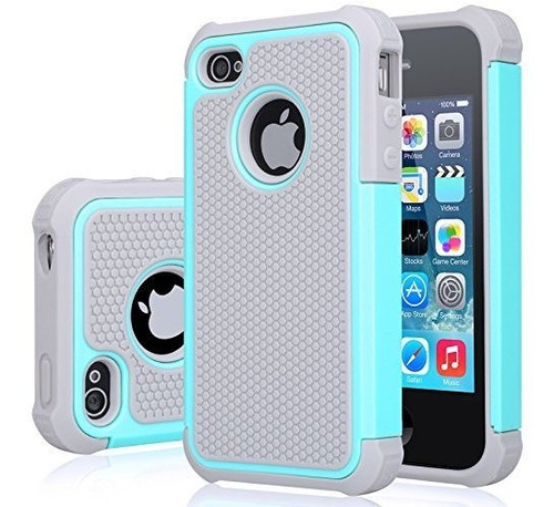 Funda iPhone 4s, iPhone 4 Funda, Amortiguador De Y69qw