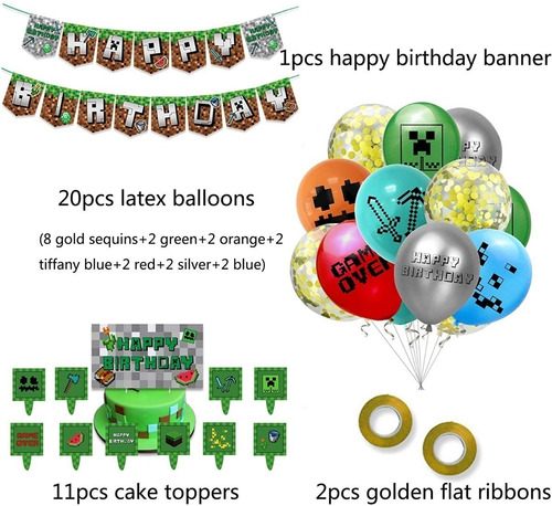 Imagen 5 de 7 de Globos Fiesta Infantil Decoración Tematica 60 Pz