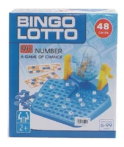 Juego De Mesa Bingo Lotto Mediano Caja