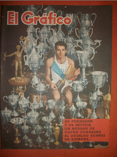 El Grafico 2262 13/2/1963 Osvaldo Suarez Atletismo Envios !!