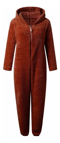 Yi Mono Mujer Con Capucha Manga Larga Pijama Casual
