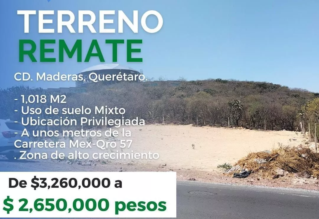 Oportunidad Venta Terreno Uso Mixto En El Marques